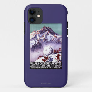 Freche Gnomes, die riesiges Schneeball-Plakat Case-Mate iPhone Hülle