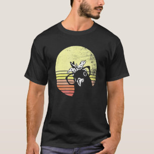Freche Hühner-Retro-Sonnenbrille T-Shirt
