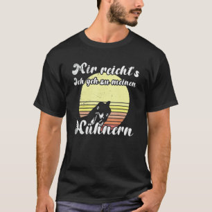 Freche Hühner-Sonnenuntergang geh zu meiner Hühner T-Shirt