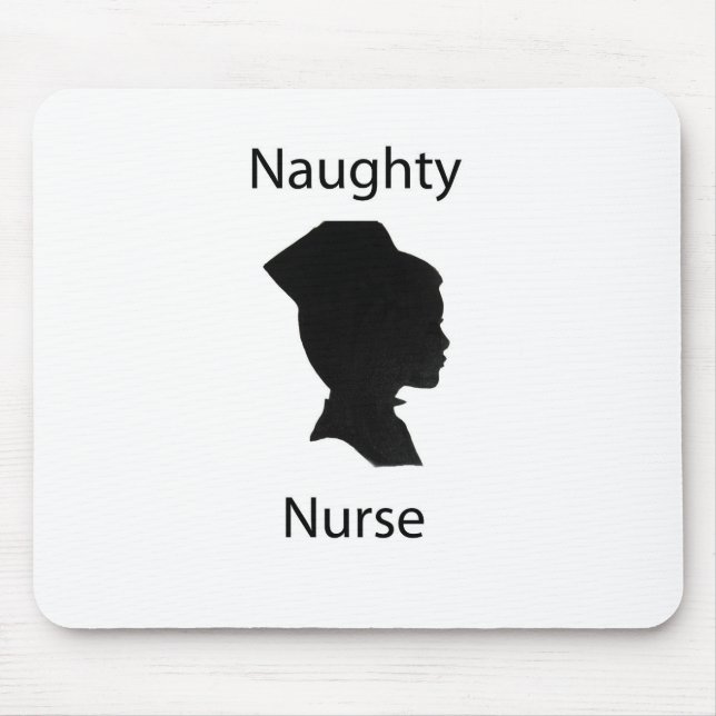 Freche Krankenschwester Mousepad (Vorne)