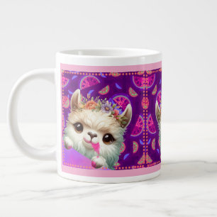 Freche Lama Jumbo-Tasse