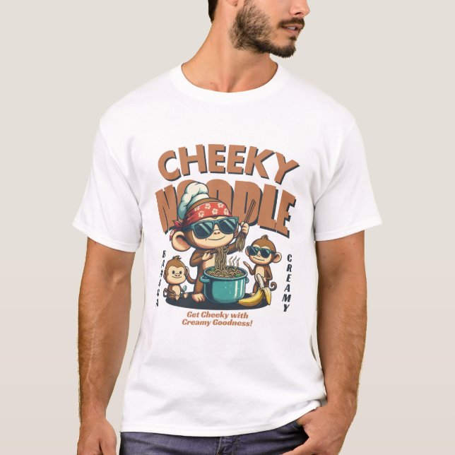 Freche Nudel  T-Shirt (Vorderseite)