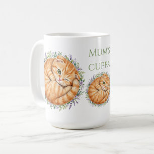 Freche Tiere Kreisförmiges Blumenbeet - Ingwer Kä Kaffeetasse
