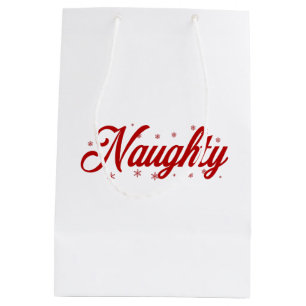 Freche Weihnachtspaare Mittlere Geschenktüte