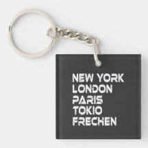 Frechen NY London Paris Tokio Anhänger