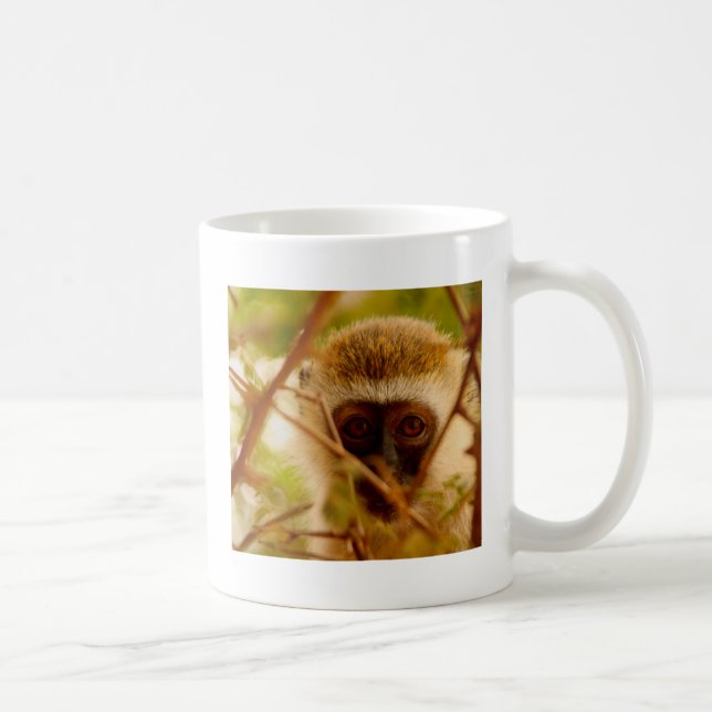Frecher Affe. Kaffeetasse (Rechts)