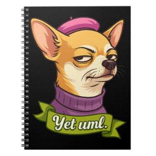 Frecher Chihuahua-Aufkleber Notizblock