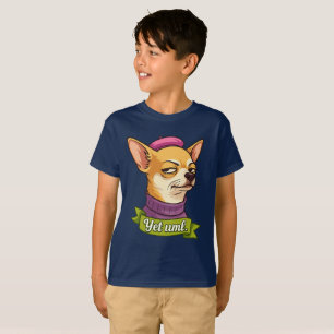 Frecher Chihuahua-Aufkleber T-Shirt