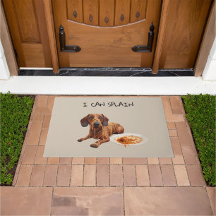 Frecher Dachshund Fußmatte