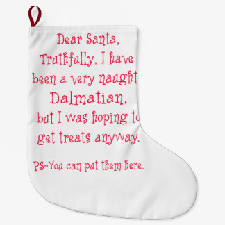 Frecher Dalmatiner Großer Weihnachtsstrumpf