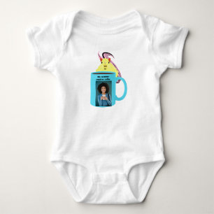 Frecher Eichhörnchen #287 Baby Kaffee Strampler
