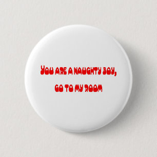 Frecher Junge Button