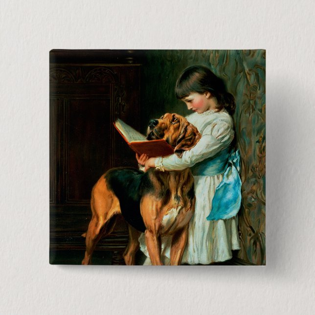 Frecher Junge oder obligatorische Bildung Button (Vorderseite)