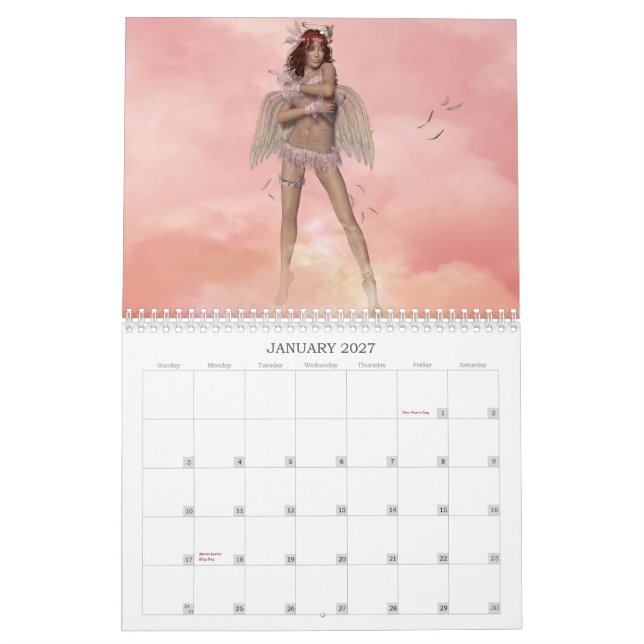 Frecher ODER Nizza Engels-Kalender Kalender (Jan 2027)