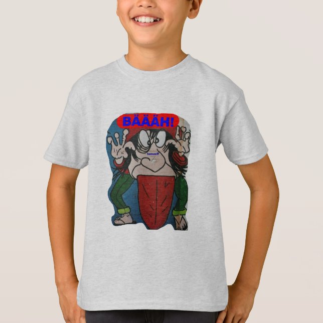Frecher Rotzbengel streckt die Zunge raus  T-Shirt (Vorderseite)