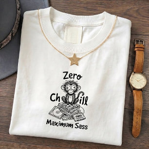 Freches Affen-Fun-Shirt mit Sass T-Shirt