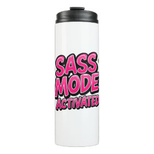 Freches Auftreten und kühne Pop-Art Thermosbecher