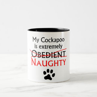 Freches Cockapoo Zweifarbige Tasse