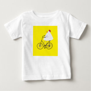 Freches Hühner-Biker Baby T-shirt