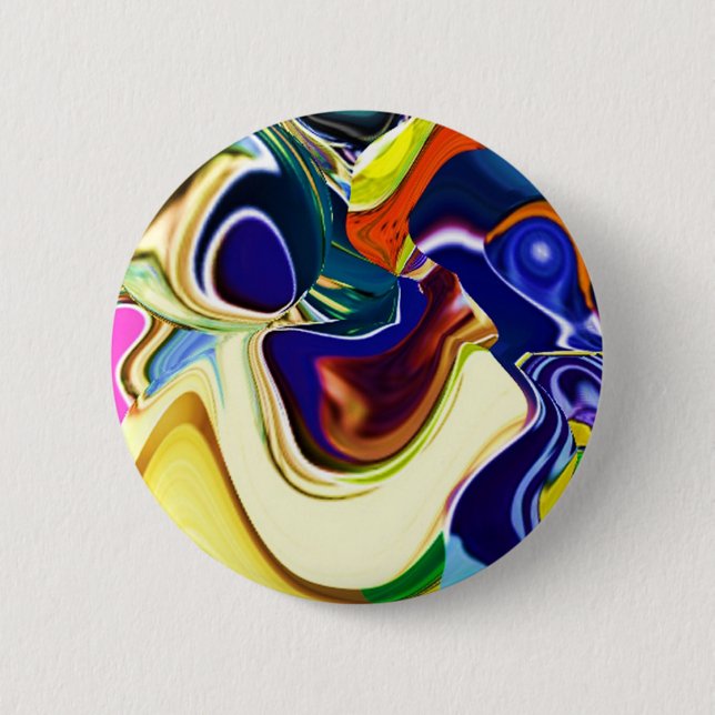 Freches Mädchen 2 Button (Vorderseite)