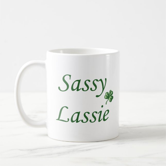 Freches Mädchen Kaffeetasse (Links)