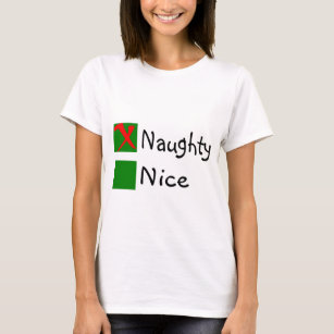 Freches nicht Nizza Weihnachten T-Shirt
