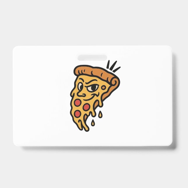 🍕 Freches Pizzastück Ausweis (Vorderseite)