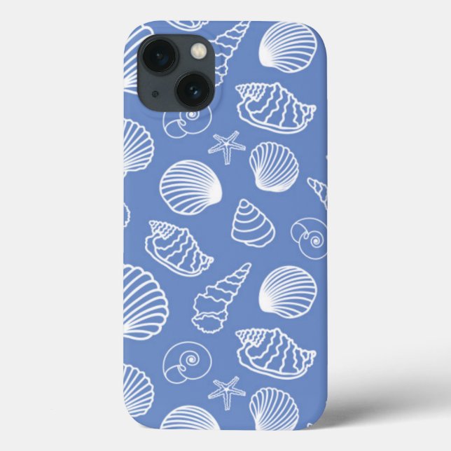 Freches Seashell-Muster Case-Mate iPhone Hülle (Rückseite)