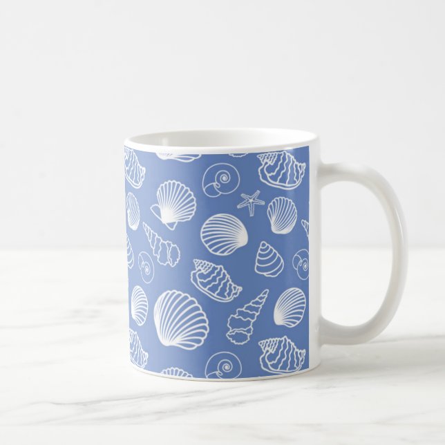 Freches Seashell-Muster Kaffeetasse (Rechts)