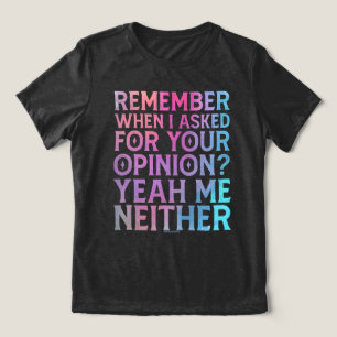 Freches Zitat Lustige Einstellung Tri-Blend Shirt