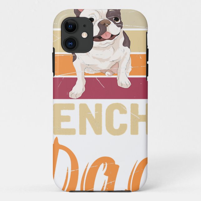 Frechie Vater Bulldog Lover Vathers Day Hundebesit Case-Mate iPhone Hülle (Rückseite)
