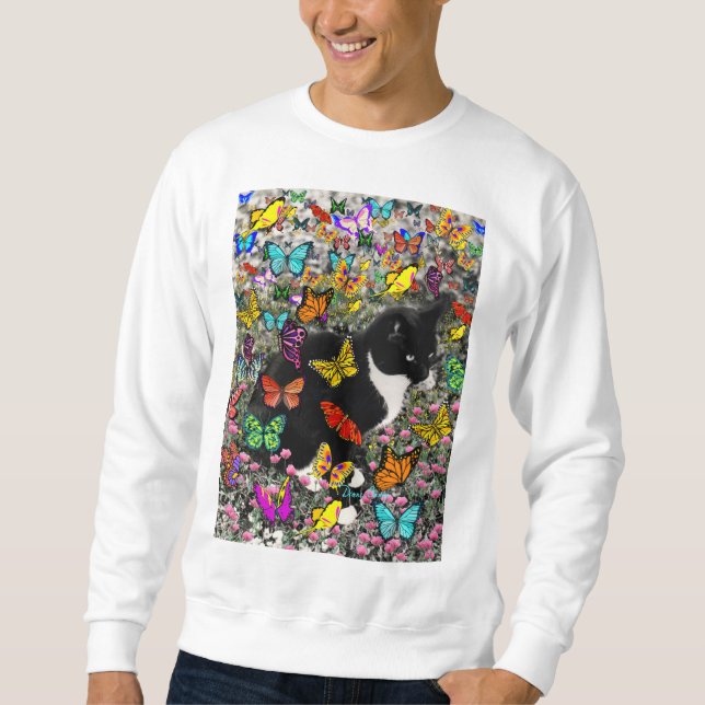 Freckles in den Schmetterlingen - Sweatshirt (Vorderseite)