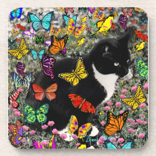 Freckles in den Schmetterlingen - Untersetzer