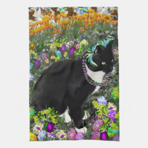 Freckles in der Jagd für Ostereier Handtuch