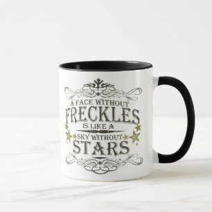 Freckles sind niedlich tasse