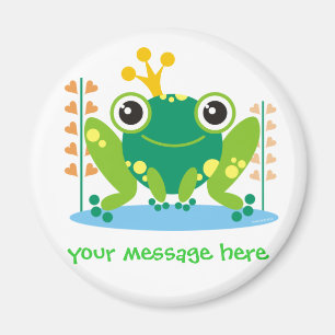 Fred der Froggy kundengerecht Magnet
