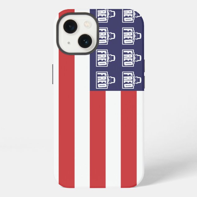 Fred Flagge iPhone Hülle (Rückseite)