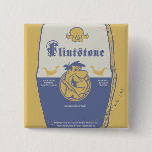 Fred Flintston Big Bold Bash Wash Button