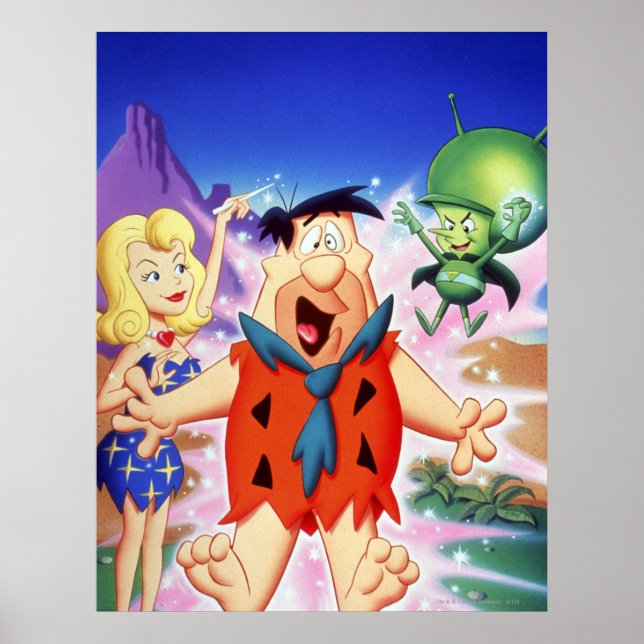 Fred Flintstone unter einem Zauber Poster (Vorne)