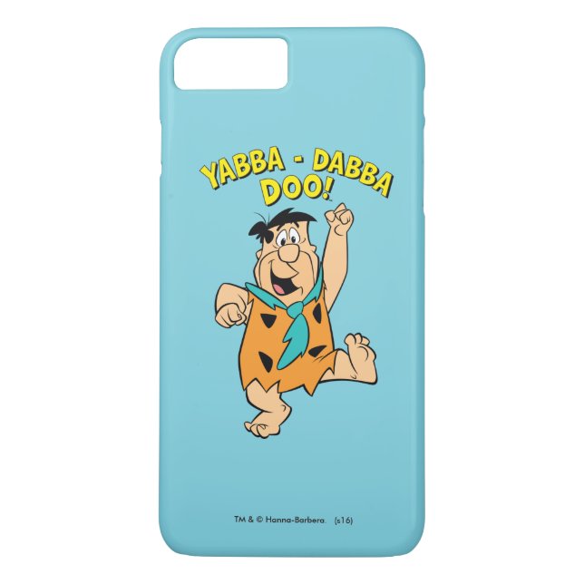 Fred Flintstone Yabba-Dabba Doo! Case-Mate iPhone Hülle (Rückseite)