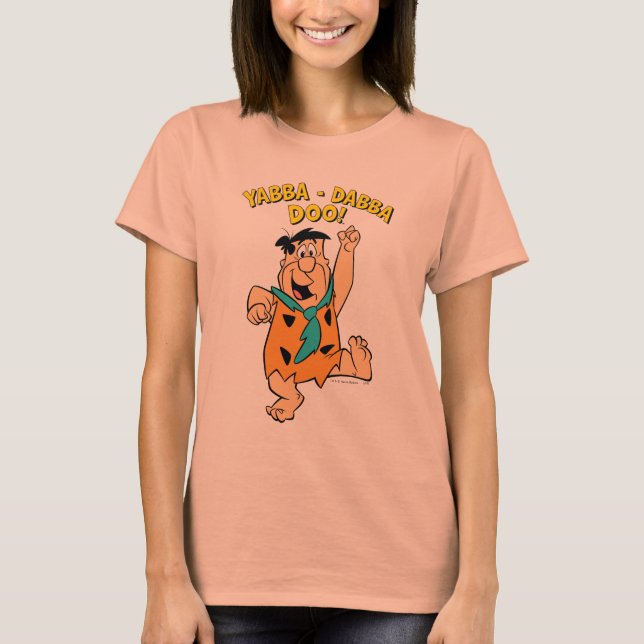 Fred Flintstone Yabba-Dabba Doo! T-Shirt (Vorderseite)