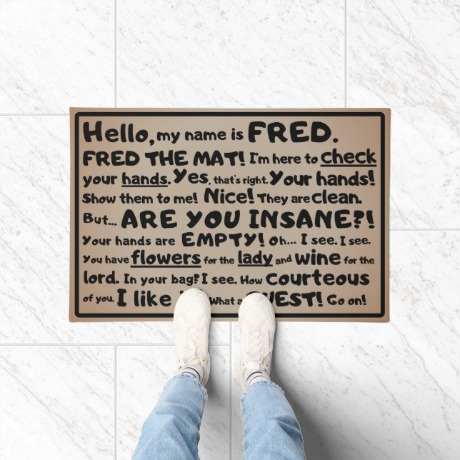 Fred le Tapis – L'inspecteur des invités (Intérieur)
