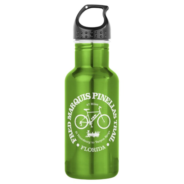 Fred Marquis Pinellas Trail (Fahrrad) Edelstahlflasche (Vorderseite)