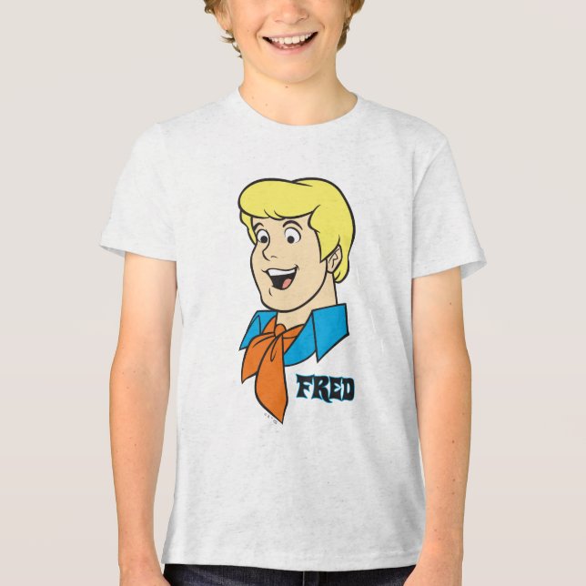 Fred Name Graphic Tri-Blend Shirt (Vorderseite)