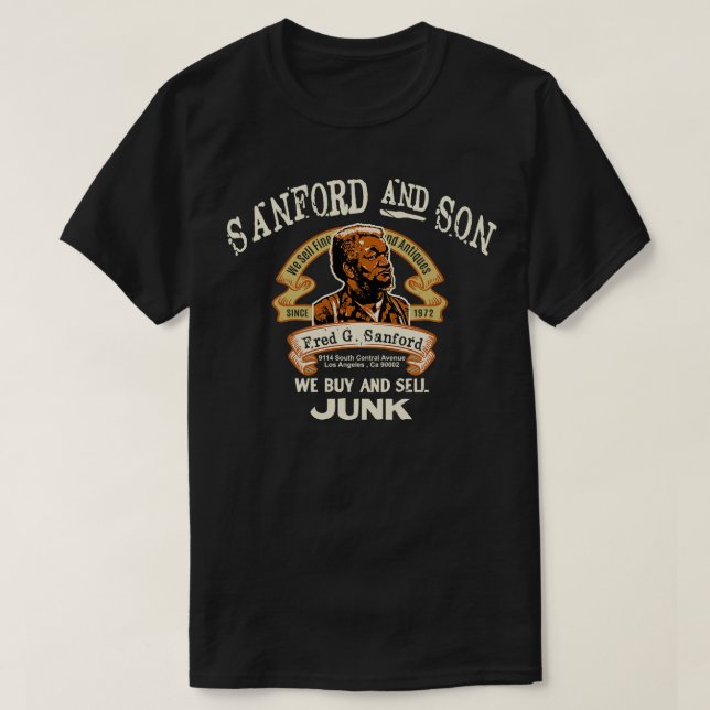Fred Sanford Verkäufer von Fine Second Hand Junk S T-Shirt (Design vorne)