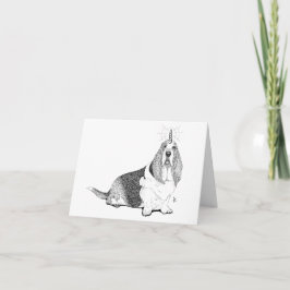 Fred the Bassetcorn Karte