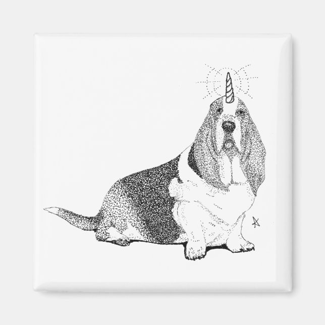 Fred the Bassetcorn Magnet (Vorne)