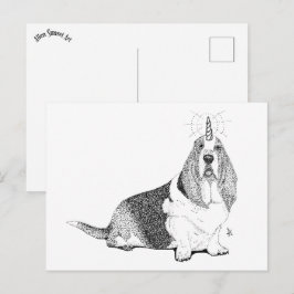 Fred the Bassetcorn Postkarte