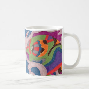 Fred the Cosmic Worm, Abstrait Art Mug