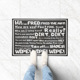Fred the Mat, humorvoll, direkt, einzigartig, witz Fußmatte